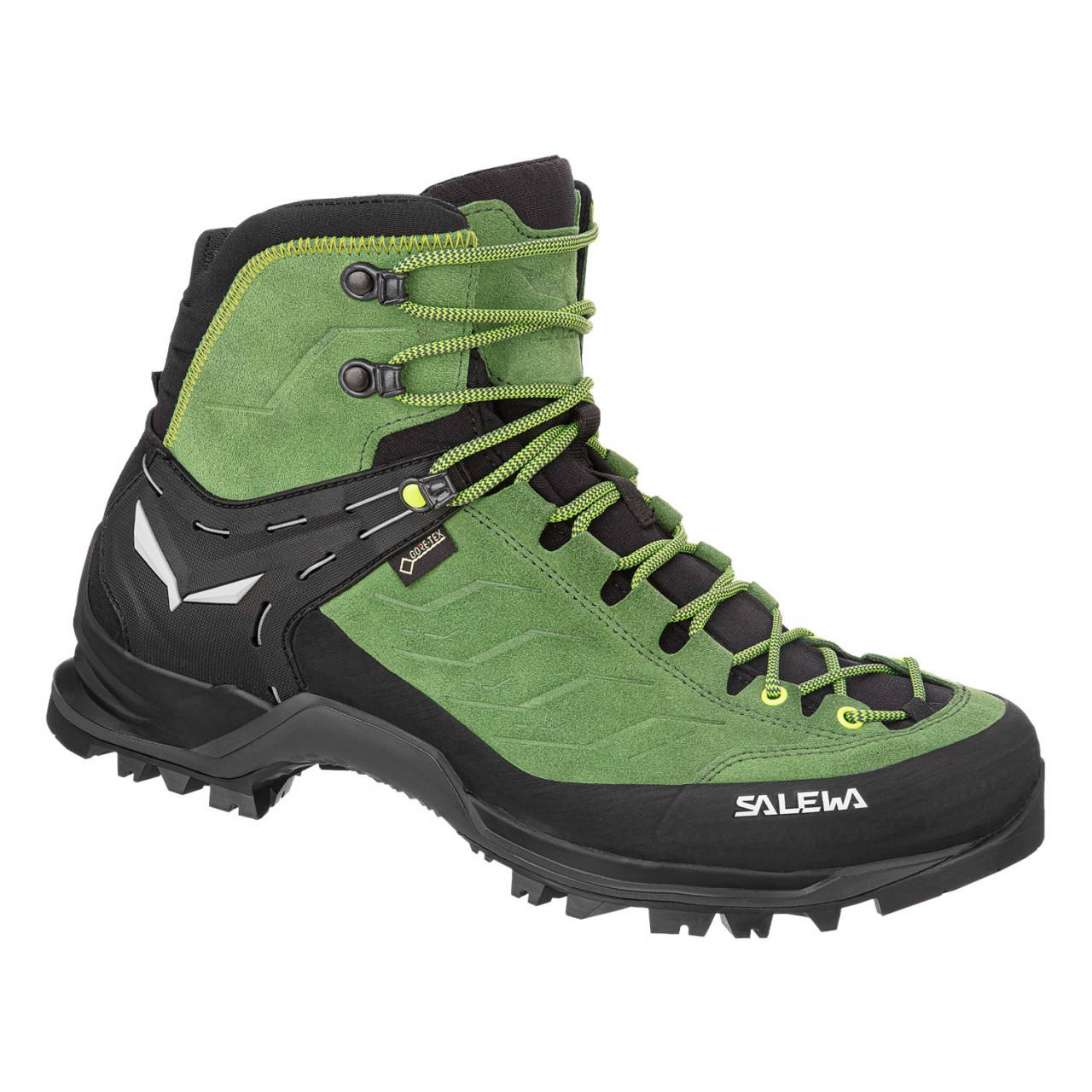 Salewa Men's Mountain Trainer Mid GORE-TEX® Hiking Boots Green/Black PYQ-352806